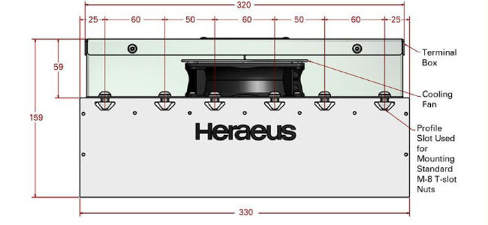 M330 infrared heaters
